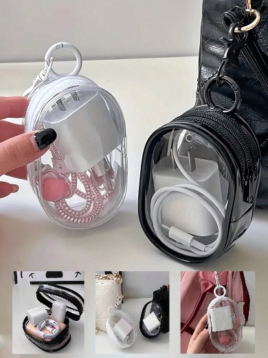 Transparent Mini Data Cable Organizer